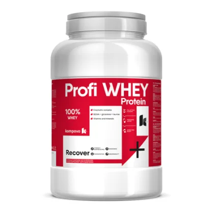 Kompava Profi WHEY Protein 2000 g/66 dávok, vanilka
