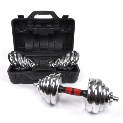 Sportago Premium set jednoručných nakladacích činiek 2x15 kg