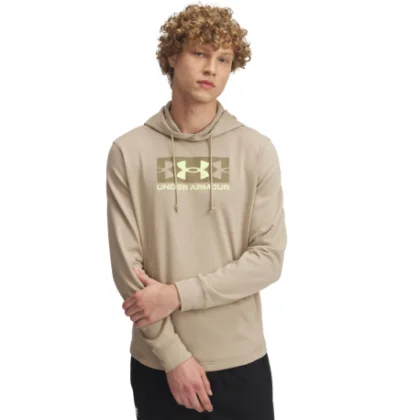 Pánská mikina s kapucí UNDER ARMOUR UA Rival Terry Logo Hood-BRN