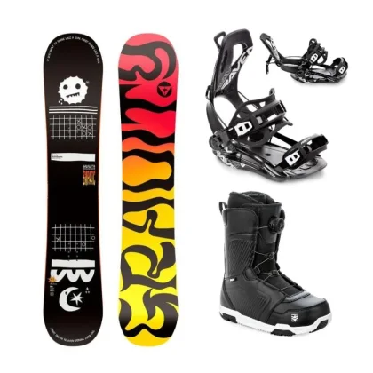 Gravity Empatic 25/26 snowboard + Raven Fastec FT360 black vázání + Raven Flush MOZ boty