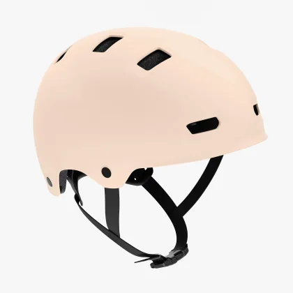BTWIN Detská cyklistická prilba Move 500 47-59 cm béžová S (52-55 cm)