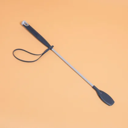 FOUGANZA Jazdecký bičík 140 Uni 49 cm tmavomodro-sivý bez