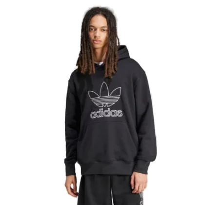 Pánska mikina s kapucňou ADIDAS ORIGINALS OUTL TREF HDY-BLACK