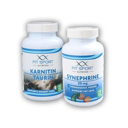 FitSport Nutrition Karnitin Taurin 120 vege caps + Synephrine 20mg 100 vege tabs