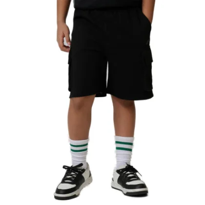 Chlapčenské kraťasy 4F JUNIOR SHORTS CAS M785-20S-DEEP BLACK