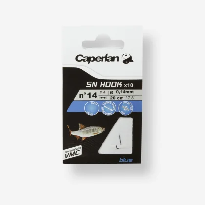 CAPERLAN Montované rybárske háčiky SN Hook modré 22