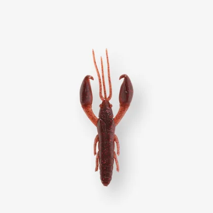 CAPERLAN Mäkká umelá nástraha ráčik s atraktantom WXM Yubari CRW 75 Black Red Craw bez