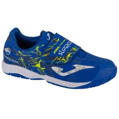 Chlapecké fotbalové kopačky halové JOMA Super Copa 2403 K IC royal blue