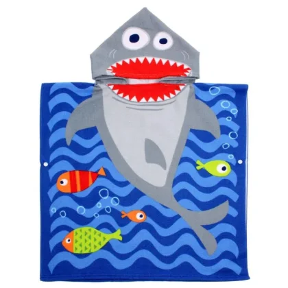 Merco Shark dětské plážové pončo