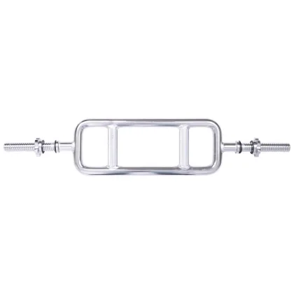 Vzpieračská tyč na triceps inSPORTline Tridabar 88,5cm/30mm • s objímkami