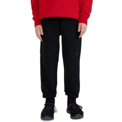 Chlapecké tepláky 4F JUNIOR TROUSERS CAS M1103-20S-DEEP BLACK