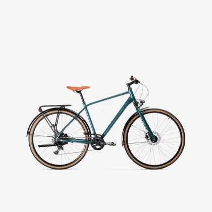 ELOPS Mestský bicykel LD 900 na dlhé trasy s vysokým rámom modrozelený M