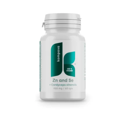 Kompava Zinok a Selén 450 mg/60 kps