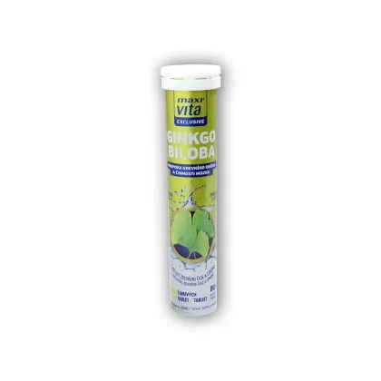 Maxivita Exclusive ginkgo biloba 20 šumivých tablet