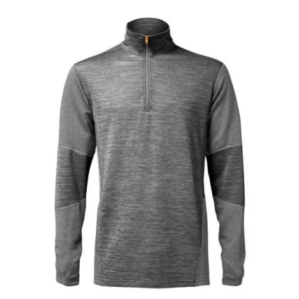 Termo tričko GEOFF Anderson WizWool 210, šedé veľ. XXXXL