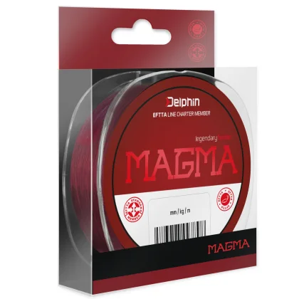 DELPHIN Magma Monofil bordový priemer 0,286mm, nosnosť 15lb, balenie 300m