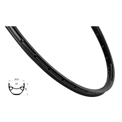 Force Ráfek XC DISC 622x23, 32děr, černý