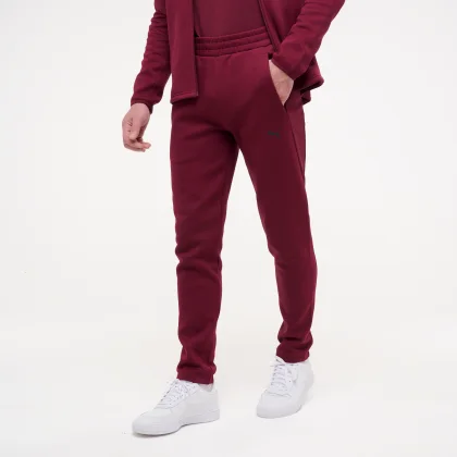 PUMA Pánske bežecké nohavice Puma Active – bordové S