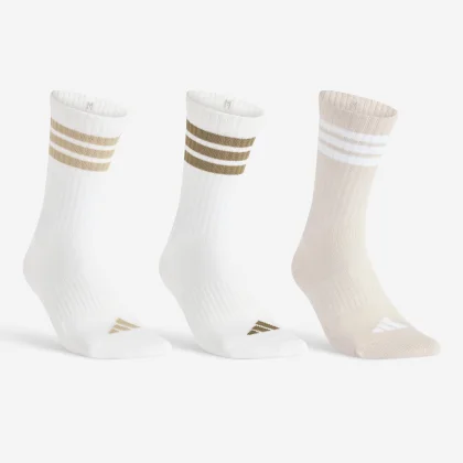 ADIDAS ADIDAS športové vysoké ponožky 3 páry béžové/biele 43-45