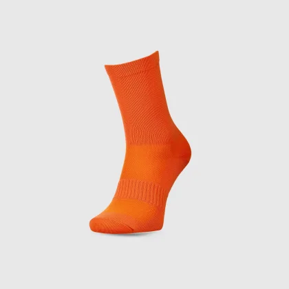 Unisex cyklistické ponožky nad členok - oranžové