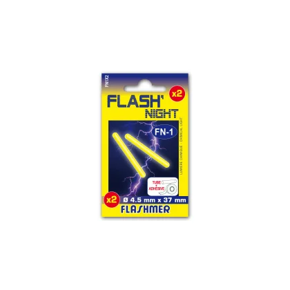 FLASHMER Svietiaca tyčinka Stick Light 4,5 mm 2 ks na lov v mori