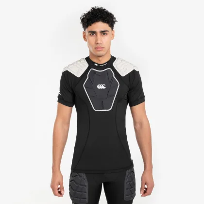 DECATHLON | CANTERBURY Pánsky chránič ramien na ragby R500 Canterbury čierny S