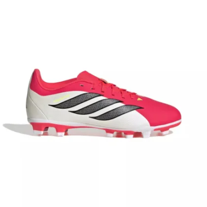 Chlapecké fotbalové kopačky outdoorové ADIDAS Predator Club Jr FG MG lucid red core black cloud white