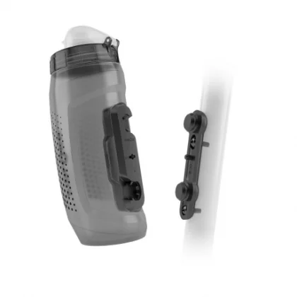 Láhev na kolo FIDLOCK set láhve s držákem BOTTLE TWIST průhledná černá 590 ml
