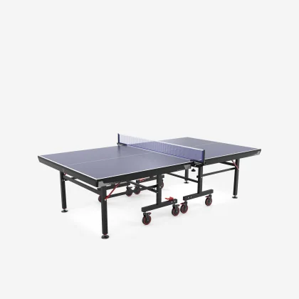 PONGORI Skladný interiérový stolnotenisový stôl TTT 930 ITTF modrý bez