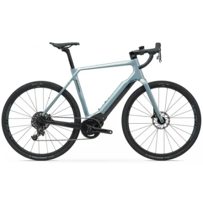 Silniční elektrokolo BASSO Volta Road, silver, Apex 1x, crankset 44T, casette 11-42, MX 25