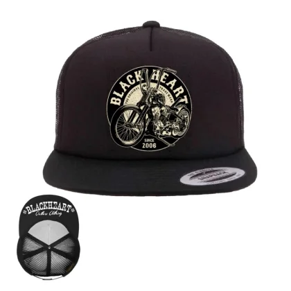 BLACK HEART Chopper King Trucker BLK čierna