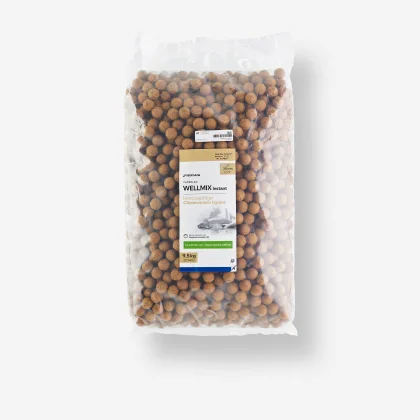 CAPERLAN Boilies na lov kapra Wellmix Instant 20 mm/9,5 kg Konopné semeno - Tigrí orech bez