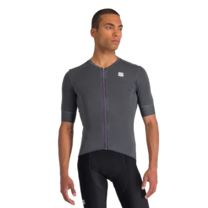 Pánsky cyklistický dres s krátkym rukávom SPORTFUL Monocrom jersey, anthracite
