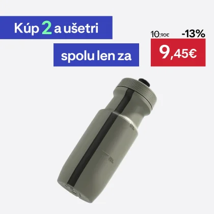 TRIBAN Cyklistická fľaša SoftFlow L 650 ml kaki bez