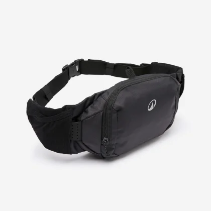 ROCKRIDER Cyklistická ľadvinka Feel s mäkkou fľašou 2 l/0,25 l čierna bez