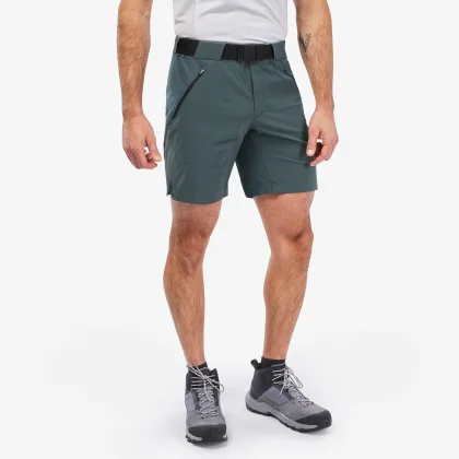 QUECHUA Pánske turistické šortky MH500 zelené XL
