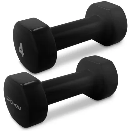 Spokey SHAPE Sada vinylových činek, 4 kg (VÝPRODEJ)