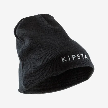 KIPSTA Detská čiapka na futbal Keepwarm čierna M (56-59 cm)