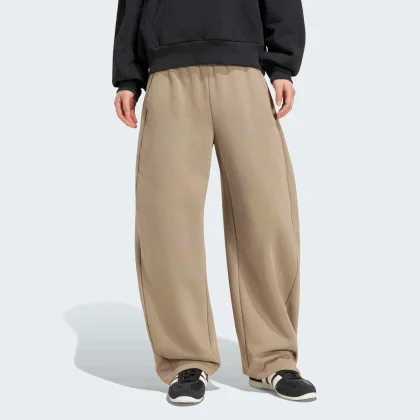 ADIDAS ADIDAS dámske barelové nohavice hnedé XS