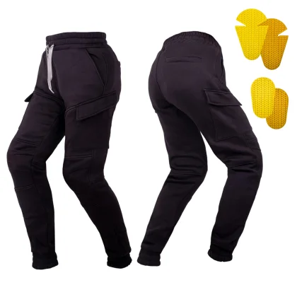Moto nohavice W-TEC Askew Farba čierna,