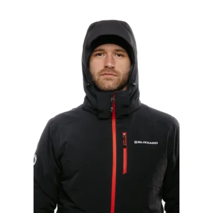 Pánska lyžiarska bunda s kapucňou BLIZZARD Ski Jacket Berwang, black