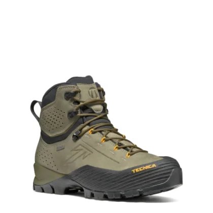 Pánska vysoká turistická celokožená obuv TECNICA Forge 2.0 GTX Ms, camp green yellow