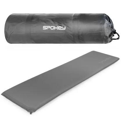 Samonafukovací karimatka SPOKEY FATTY Self-inflating sleeping mat, 180 x 50 x 5 cm, R-Value 3, grey