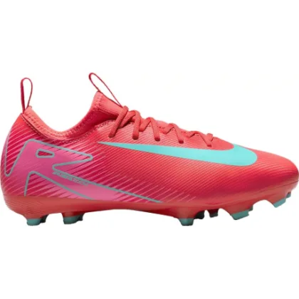 Chlapčenské futbalové kopačky outdoorové NIKE Mercurial Vapor 16 Academy Jr FG MG ember glow aurora green