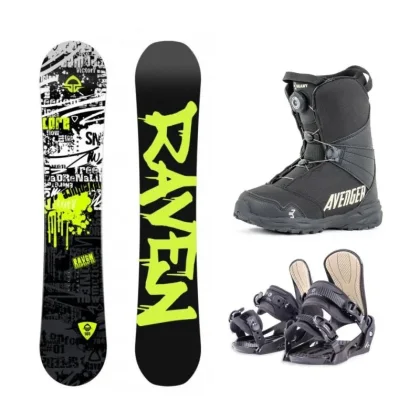 Raven Core Junior mini snowboard + Beany Junior vázání + Beany Avenger BS boty