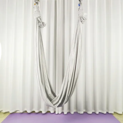 Hojdacia sieť Sportago Aerial Yoga Hammock - šedá - 5m
