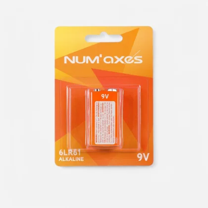 NUM'AXES NUM'AXES alkalická batéria 6LR61 9V bez