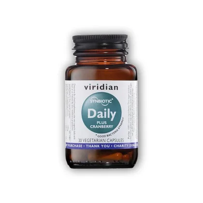 Viridian Synerbio Daily + Cranberry 30 kapslí