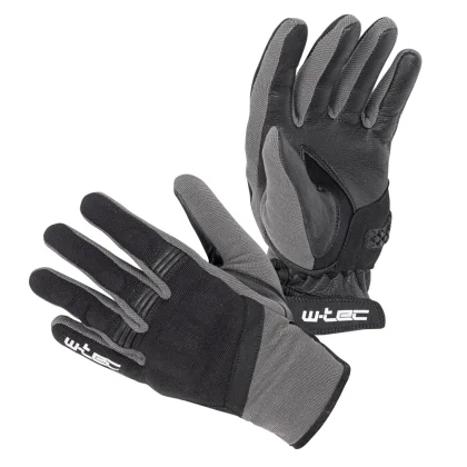 Letné moto rukavice W-TEC Groniko Farba šedo-čierna,