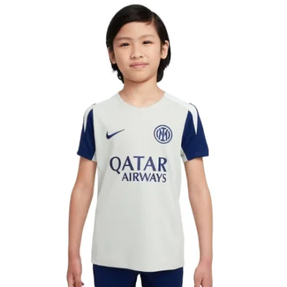 Chlapčenské tréningové tričko s krátkym rukávom NIKE INTER MILANO Y NK DF STRK SS TOP-092-Grey